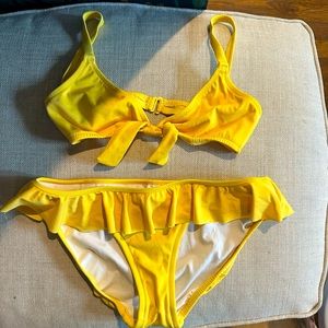 J. Crew Yellow Bikini